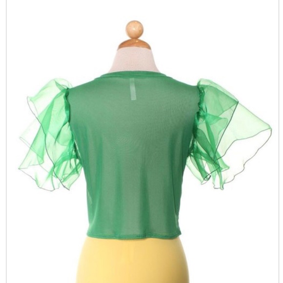 Mesh Shady crop top - Picture 2 of 2